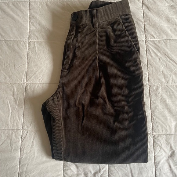 Frank And Oak Men's Jamie Tapered Corduroy - Brown - Mens 31 - Picture 2 of 6